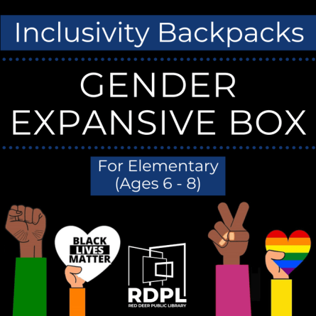 Inclusivity Backpack Gender Expansive Box. For elementary (ages 6-8)