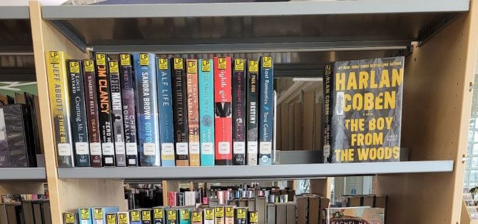 New large print collection at the Dawe Branch