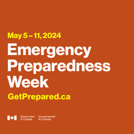 May 5-11, 2024. Emergency Preparedness Week. GetPrepared.ca